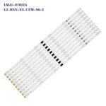 TIRAS LED SONY 55" KD-55XH8096 KD-55XH8196 XBR-55X800H I-5500SY80062-VC LM41-01056A LM41-01057A YSAS055CN001