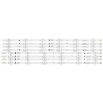 TIRAS LED HISENSE 55" H55B7100UK H55B7100 H55B7300 H55B7300UK H55BE7000 H55BE7200 H55BE7400 H55BE7000UK H55BE7000IL