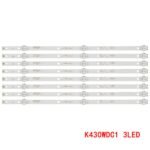 TIRAS LED 43" 43M 308360 S LE43M 357060 LE43M 357960 4708-K43WDC-A1113N11 SVK430AK1_WICOP_3LED_REV03_ 20170430 K430WD9