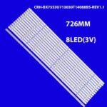 TIRAS LED HISENSE 75" H75B7510 H75B7510UK H75B7530 CRH-BX75S3U 713030 T14088BS-REV1.1 75R6E1 75R7E2 75R7070E2 75RGE HD750S3U71-L3B2K1 75E3D 75R6FM - Imagen 2