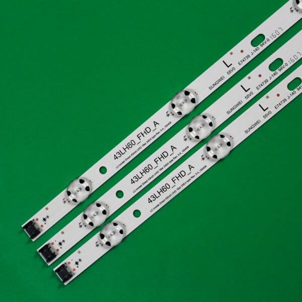 TIRAS LED LG 43" 43UF640 HC430DGN-SLNX1 43LH60FHD EAV 63192501 43UF640V 43LH604V 43UH610A 43LH5700 - Imagen 3