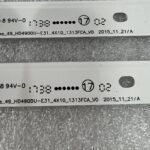 TIRAS LED HISENSE 49" H49MEC3030 H49MEC3050 49K300U H49M3000 LED49K300U NS-49DR420NA8 49_HD490DU-E31 HD490DF-B71 HD490DU-EU31 - Imagen 4