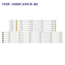 TIRAS LED SAMSUNG 55" UE55J6350SU UE55J6300AW UN55J6520 UE55J6300 V5DF-550DCA-R2 550DCB UE55J6300AK UE55J6370SU