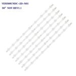 TIRAS LED VESTEL 50 ''NDV REV1.1 TX-50A300B TX-50A300A TX-50A300E HITACHI 50HYT62U VES500UNDC-2D-N01 VES500UNDA