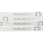 TIRAS LED LG 65" 65UK6100PLA 65UK6100PLB 65UK6100YVA 65UJ63_UHD_A B C D 65UJ634V 65UJ6300 65UJ630V 65UJ5500 65UK6100 - Imagen 5